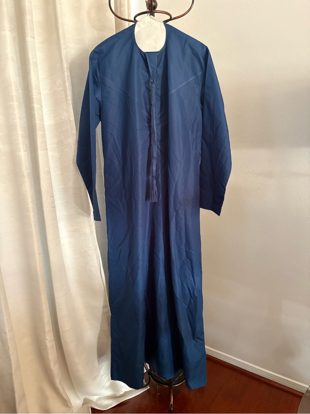Navy Blue Full-Length Robe / Abaya